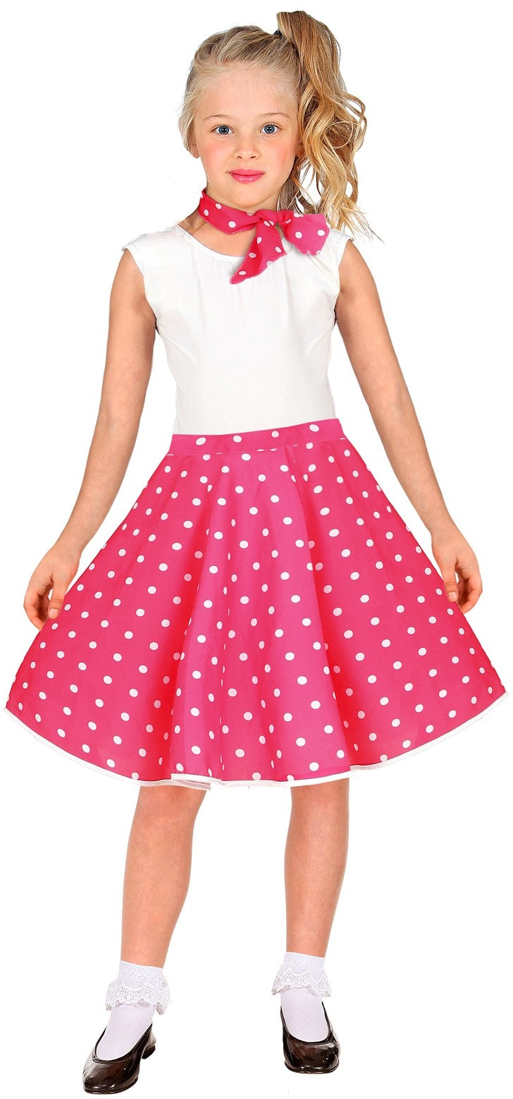 Déguisements de groupe de filles des années 50 à pois