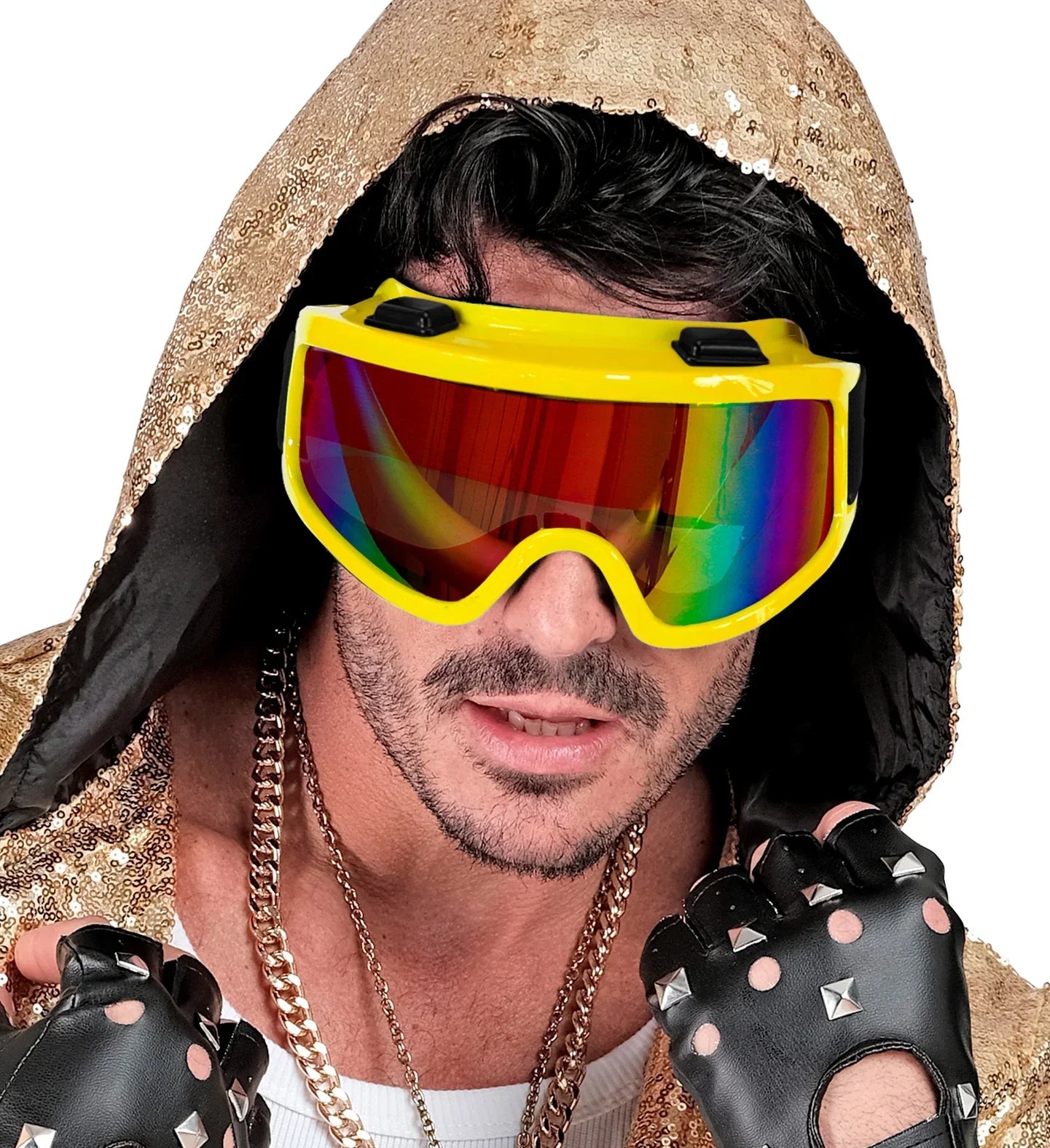 Gafas de Esquí o Snowboard Años 80 Amarillo Neón Gafas Widmann