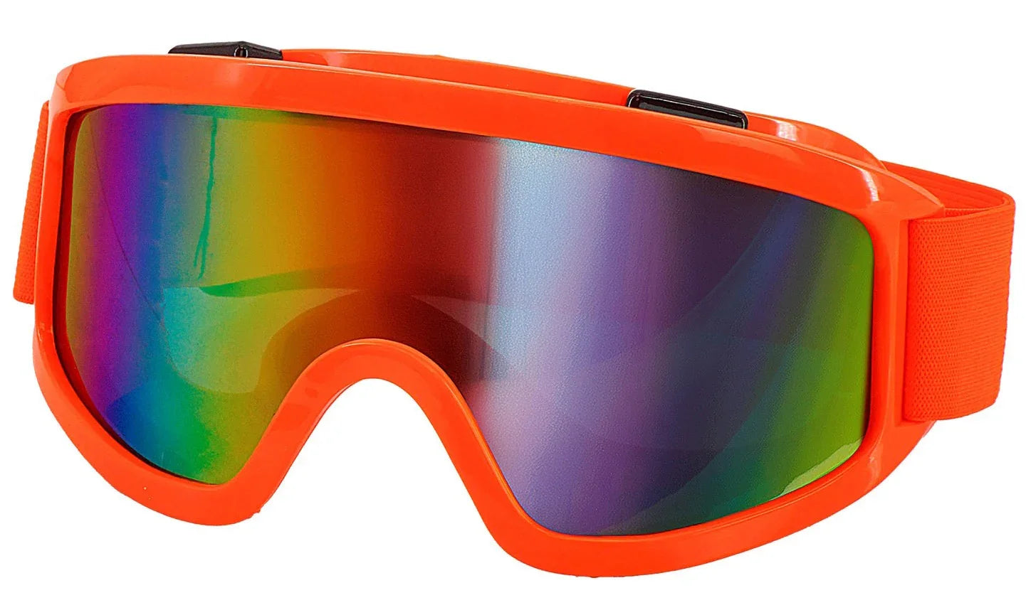 Gafas de Esquí o Snowboard Años 80 Naranja Neón Gafas Widmann