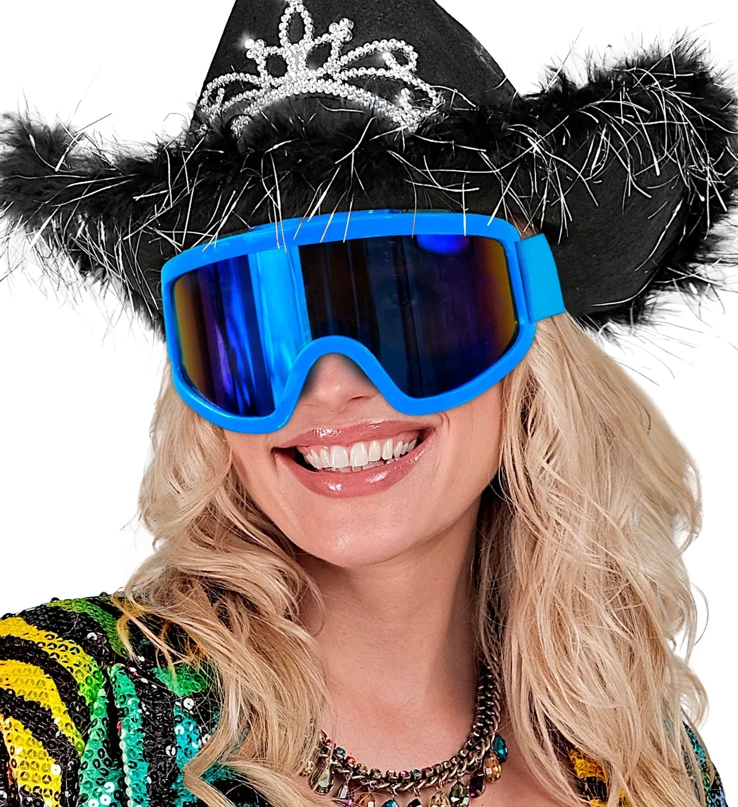 Gafas de Esquí o Snowboard Años 80 Azules Gafas Widmann