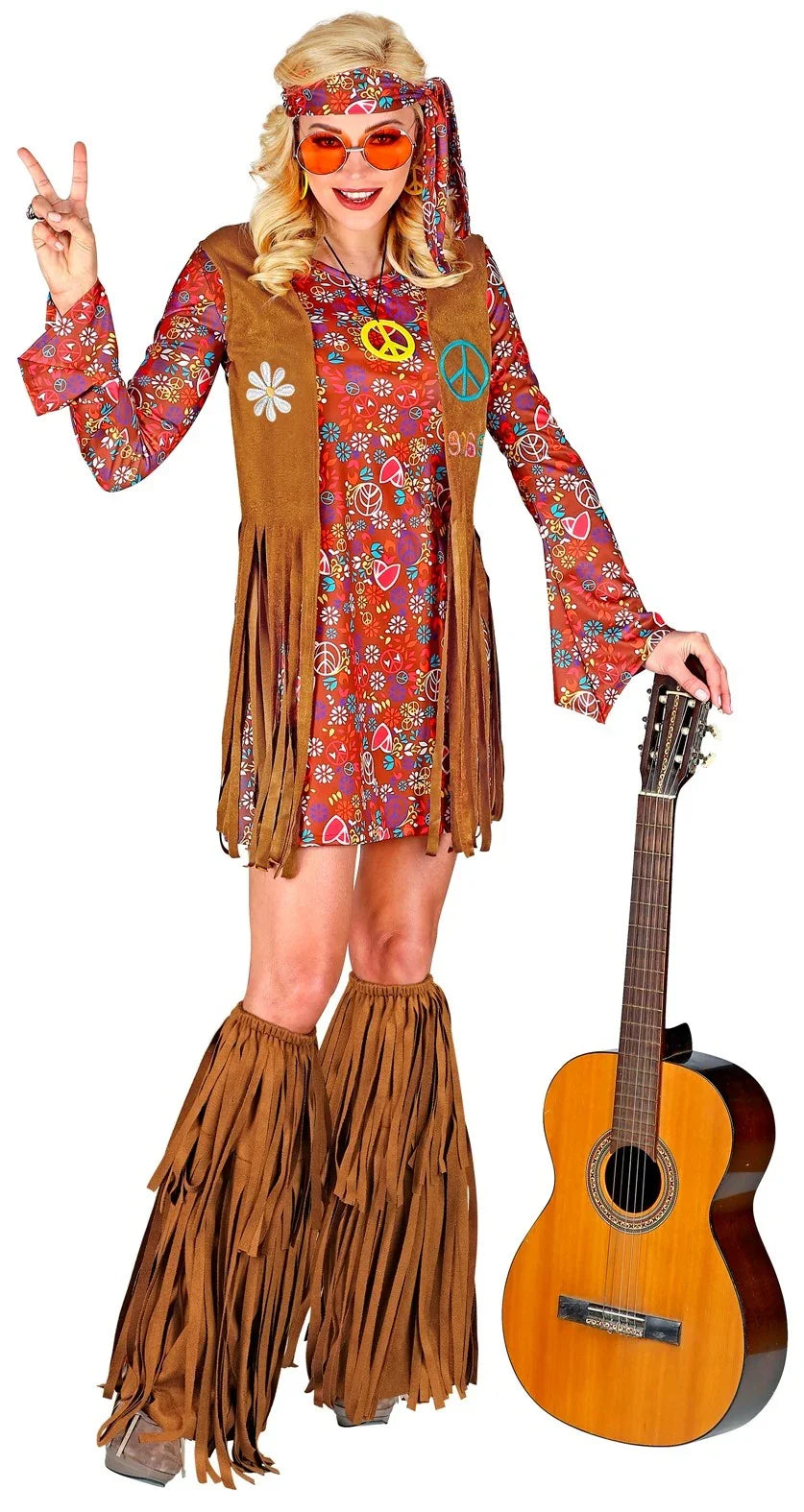 Cubrebotas Hippies Marrones con Flecos Cubrezapatos y Botas Widmann