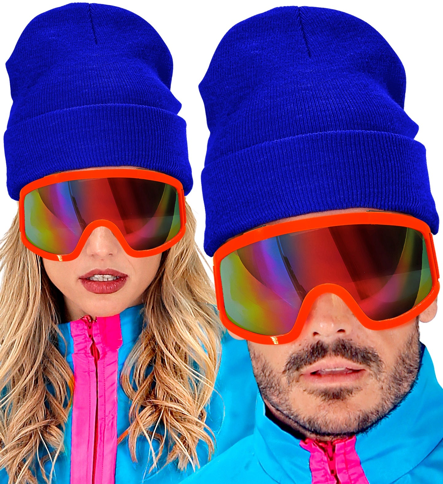 Gorro Azul Oscuro Tipo Lana