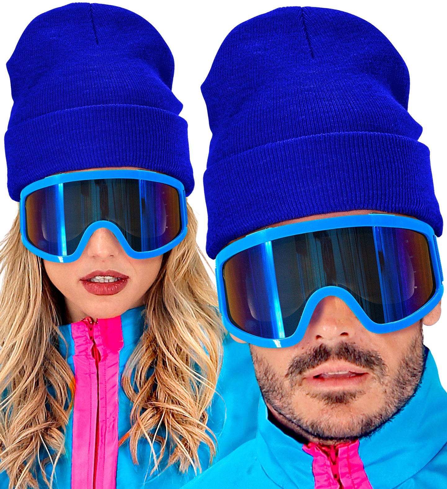 Gorro Azul Oscuro Tipo Lana