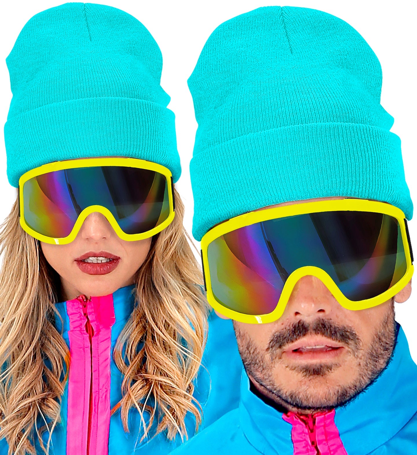 Chapeau en laine bleue