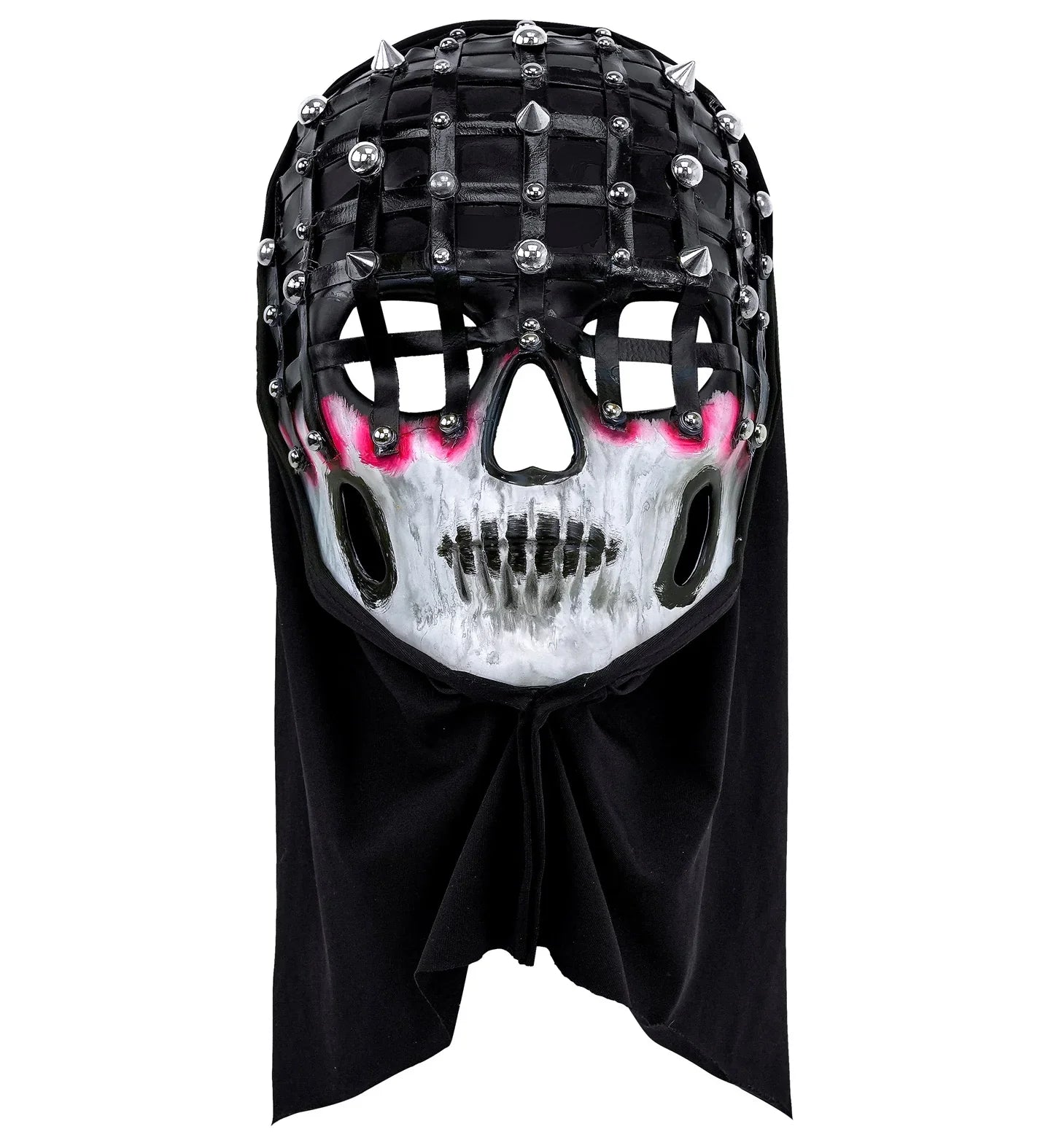 Máscara de Calavera con Capucha y Pinchos Máscaras Halloween Widmann
