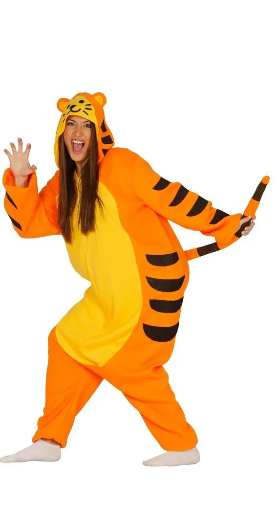 Disfraz de Tigre Pijama para Adulto Adultos Guirca
