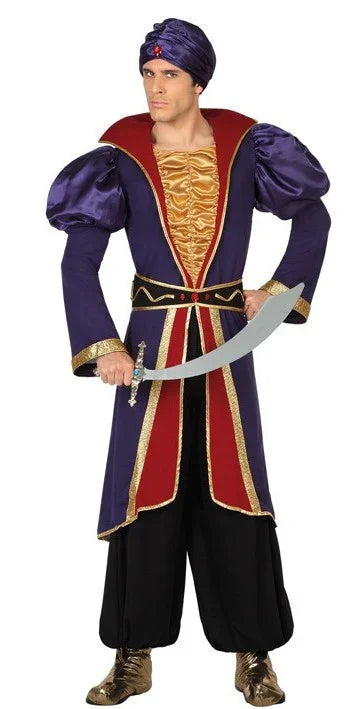 Disfraz de Principe Árabe para Hombre Adultos Atosa