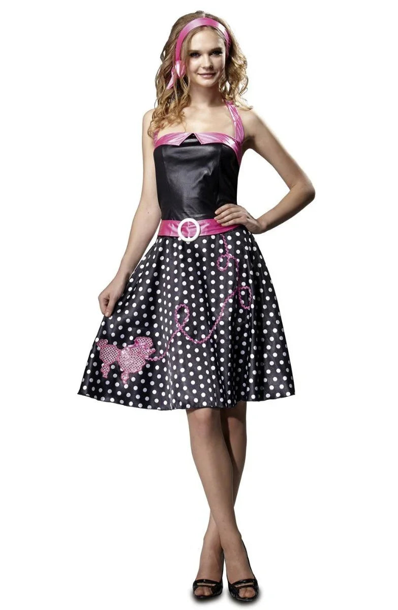 Disfraz de Chica de los Años 50 Grease y Años 40 - 50 Viving