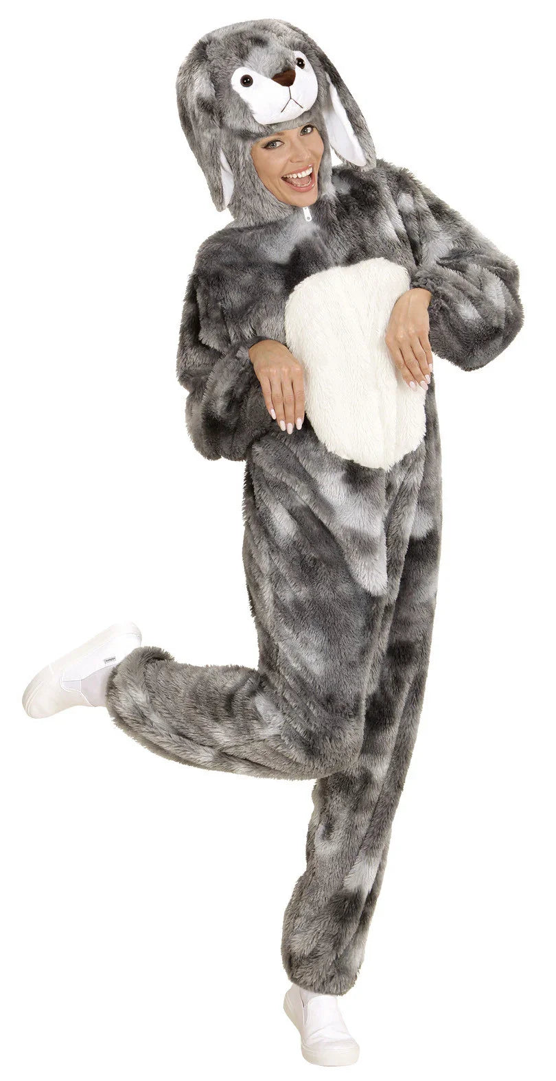 Disfraz de Conejo Gris para Adulto Animales Widmann