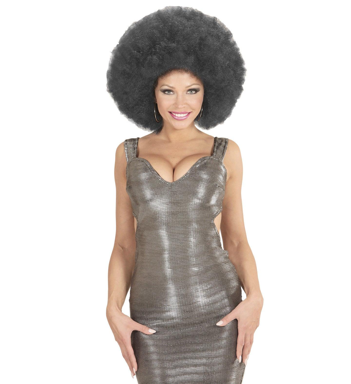 Peluca Super Afro Morena Pelucas Widmann