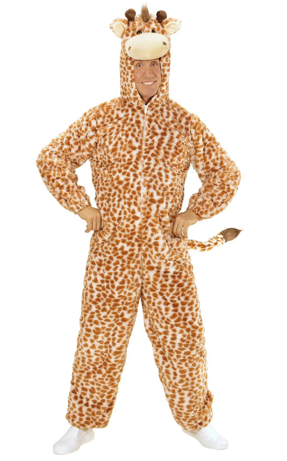 Disfraz de Jirafa Unisex de Peluche Animales Widmann