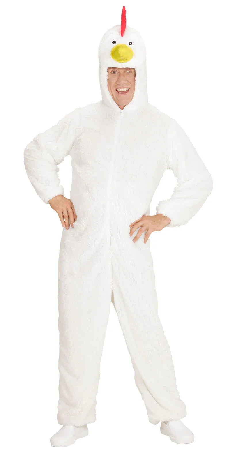 Disfraz de Pollo Blanco Adulto Unisex Animales Widmann
