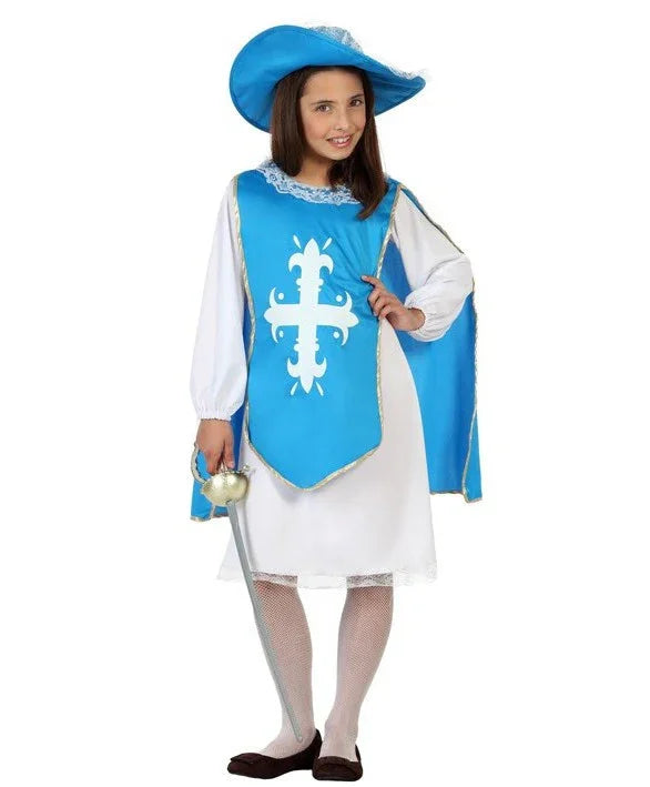 Disfraz de Niña Mosquetera INFANTILES Atosa