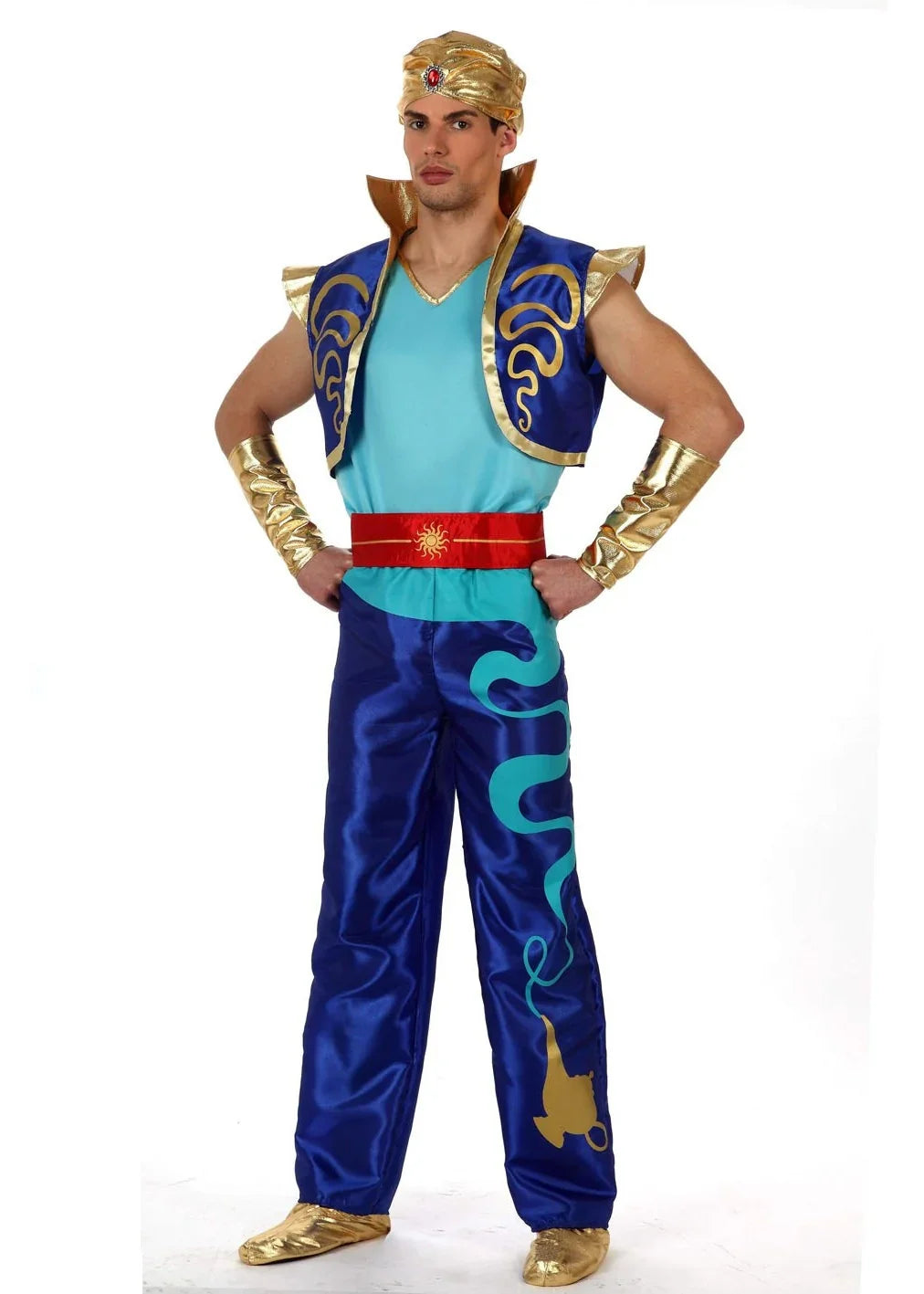 Disfraz de Genio de la Lámpara para Hombre Árabes Atosa