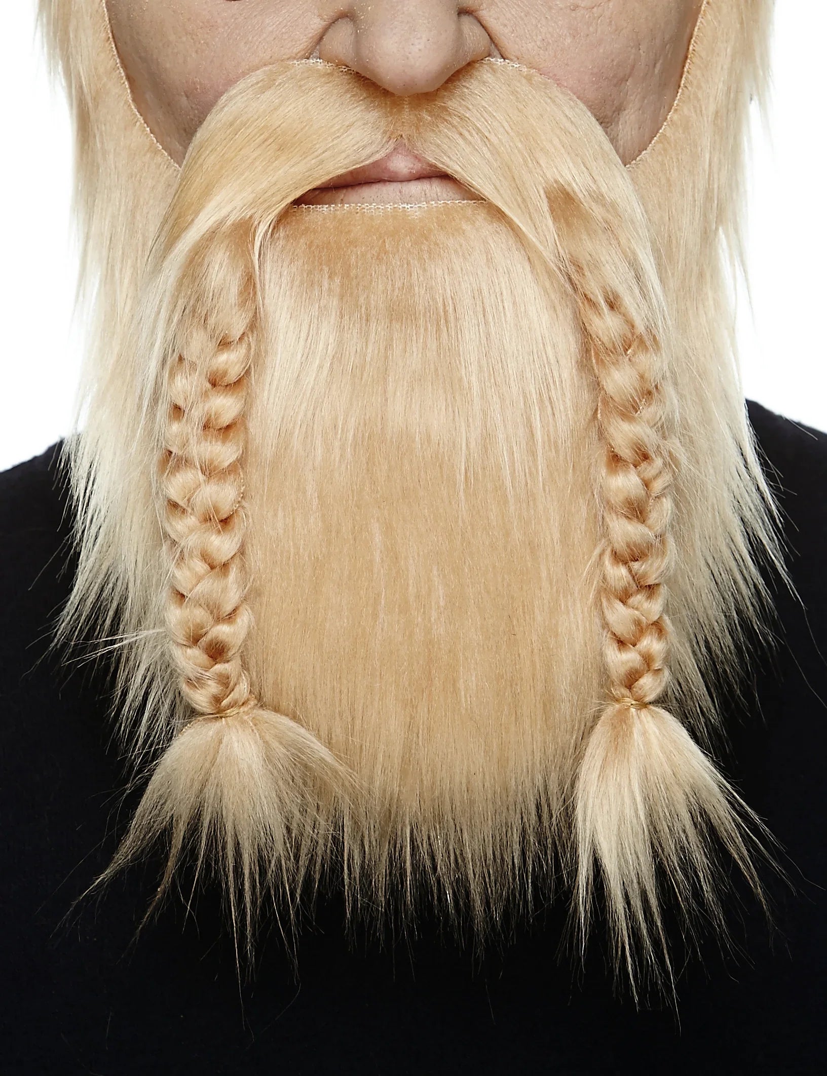 Barba de Vikingo con Trenzas Barbas y Bigotes Viving Rubio