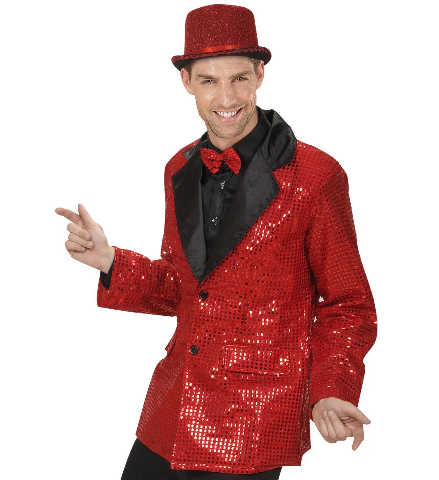 Chaqueta de Lentejuelas Rojas para Hombre COMPLEMENTOS Widmann