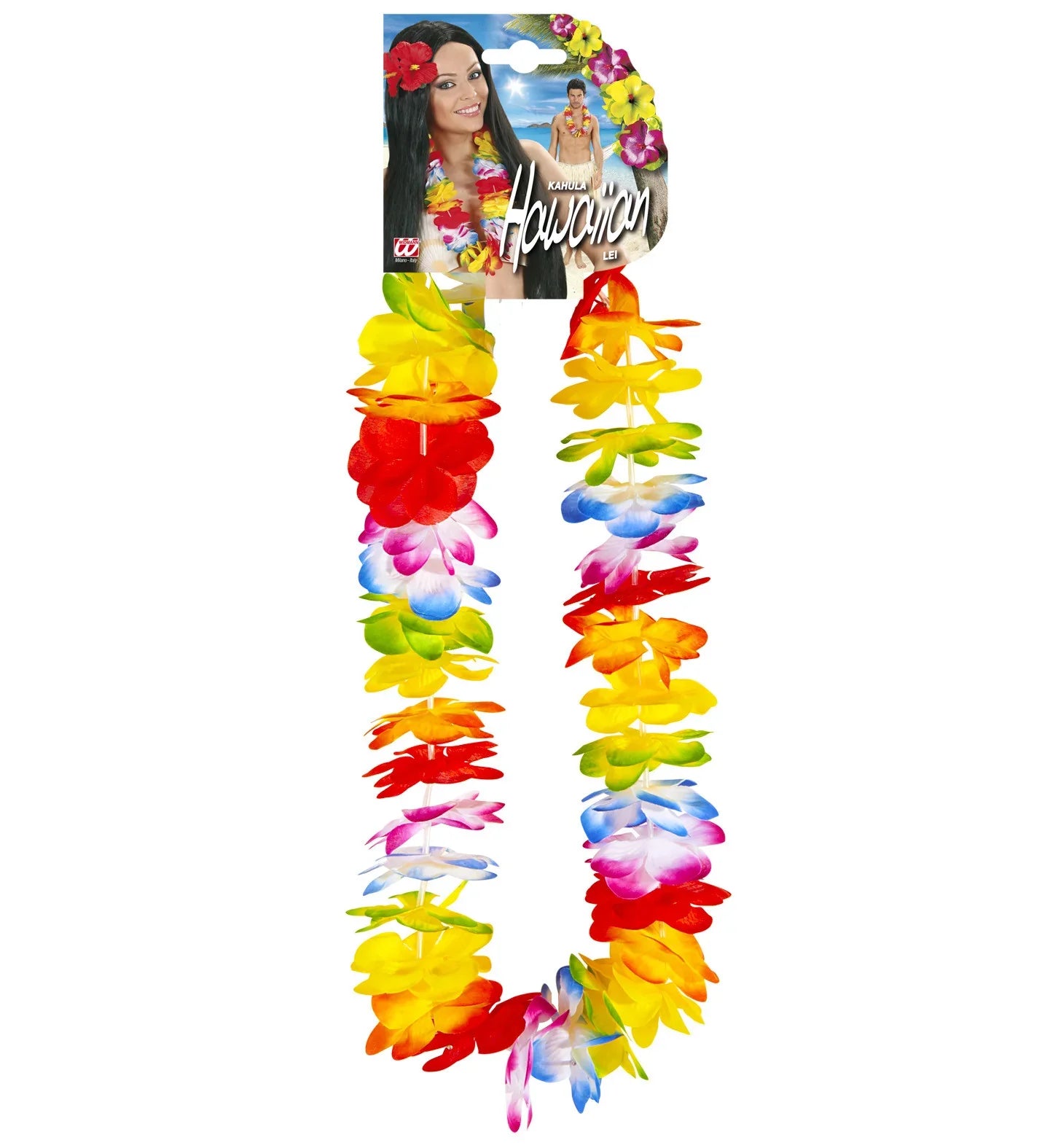 Collar hawaiano en colores COMPLEMENTOS Widmann