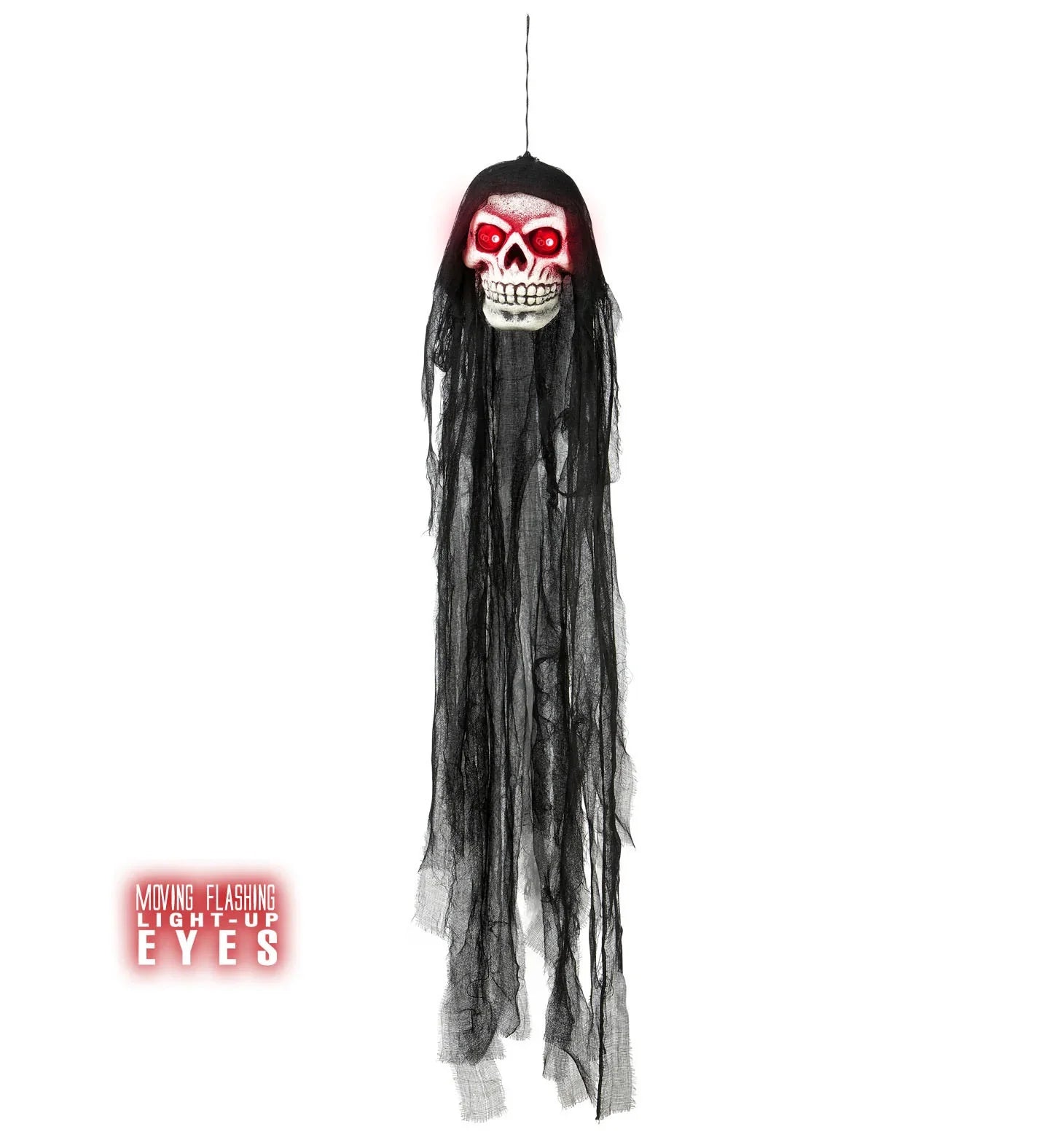 Calavera decorada con Luz Halloween Widmann