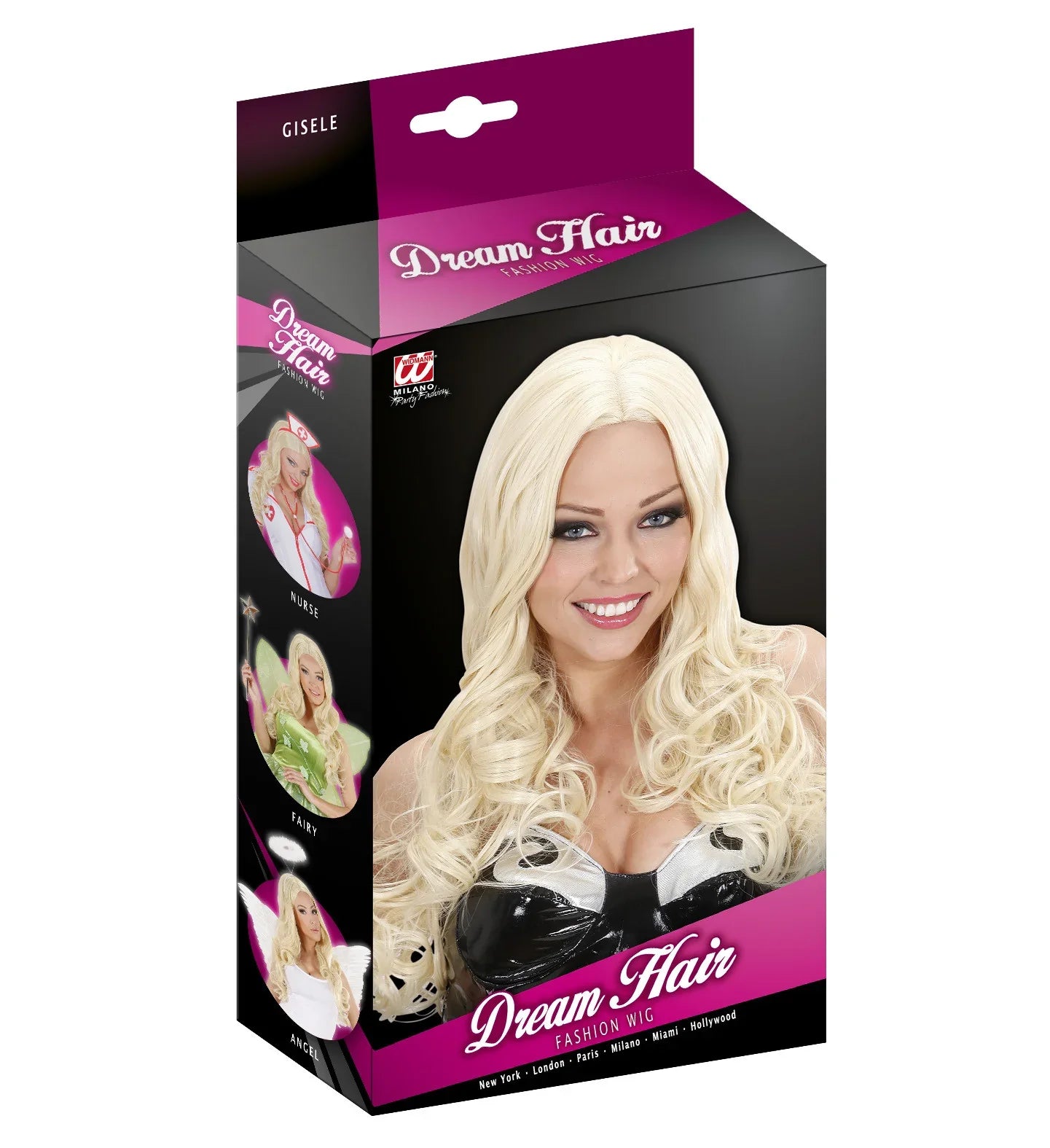 Peluca Rubia Ondulada Sin Flequillo Lujo COMPLEMENTOS Widmann