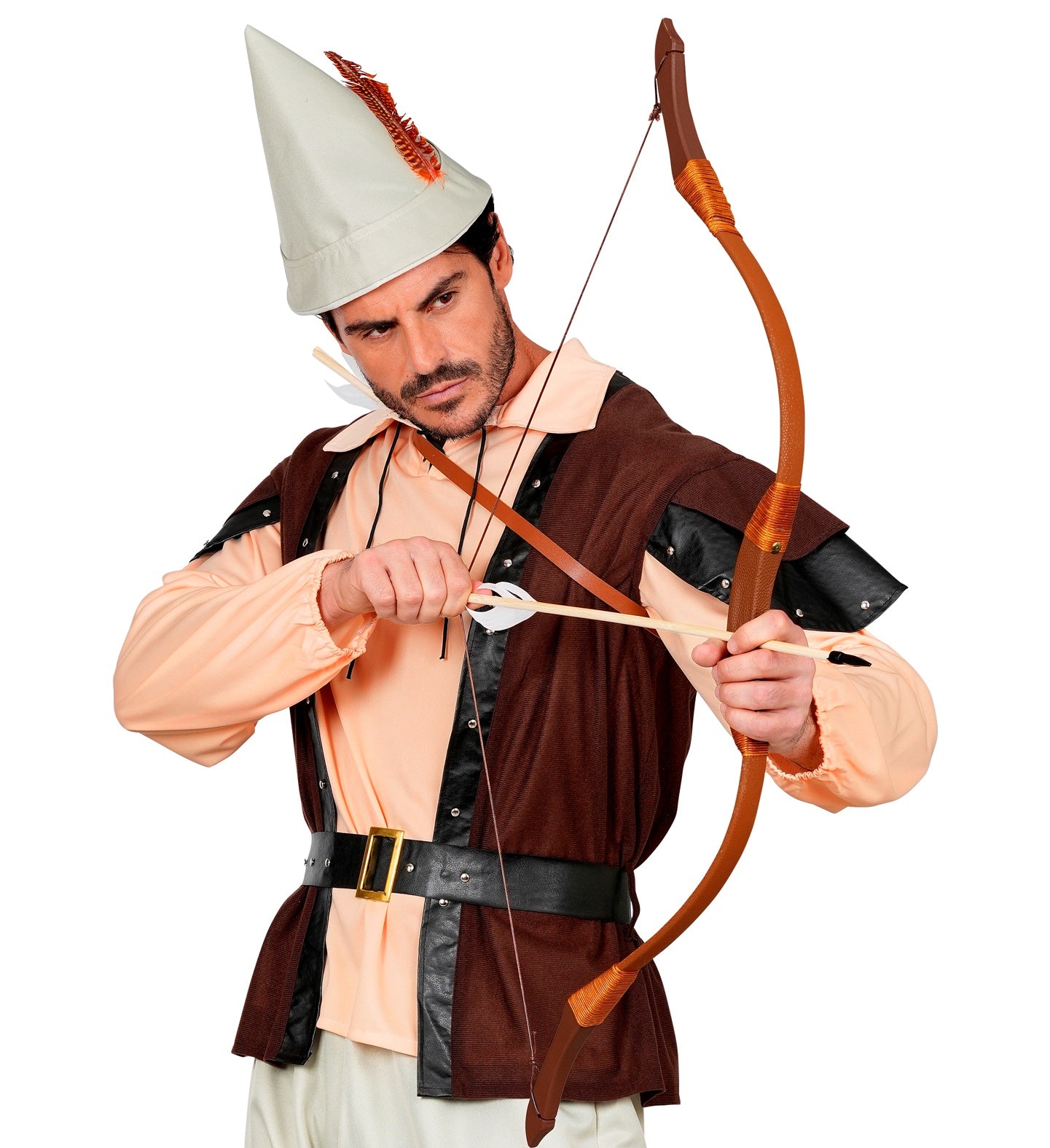 Arc en bois avec flèches