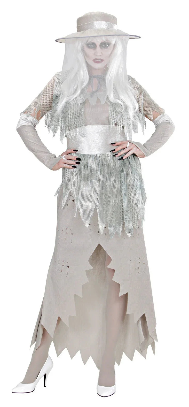 Disfraz de Señora Fantasma para Mujer Halloween Widmann