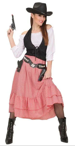 Disfraz de Western Belle para Mujer Indios y Vaqueros Widmann