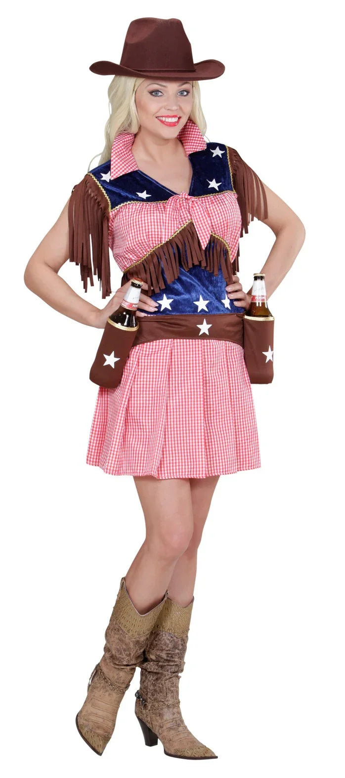 Disfraz de Rodeo Cowgirl para Mujer Indios y Vaqueros Widmann
