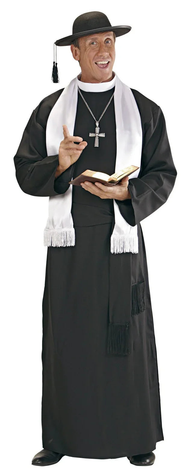 Disfraz Eclesiástico de Cura para Adulto Adultos Widmann