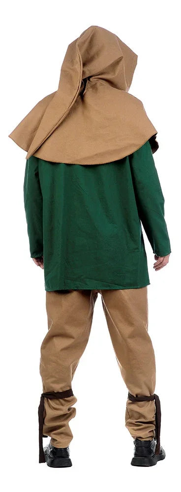 Traje de Campesino Medieval Verde Medieval Limit Sport