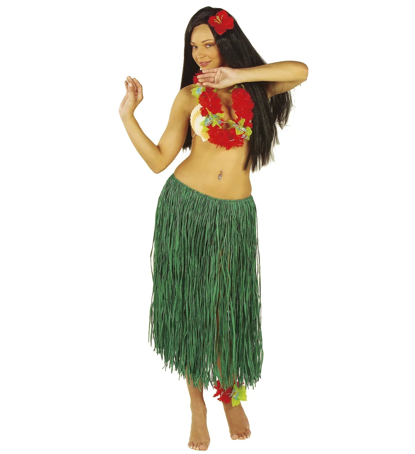 Falda Hawaiana Verde Unisex -78 cm - COMPLEMENTOS Widmann