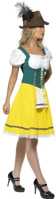 Disfraz de Tirolesa Oktoberfest Amarilla para Mujer Tiroleses Oktoberfest Smiffys