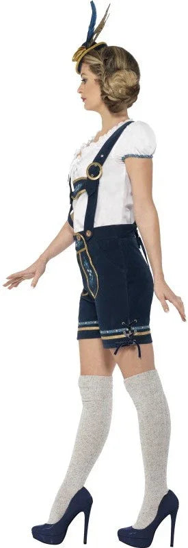 Disfraz de Bávara con Pantalón Premium para Mujer Tiroleses Oktoberfest Smiffys
