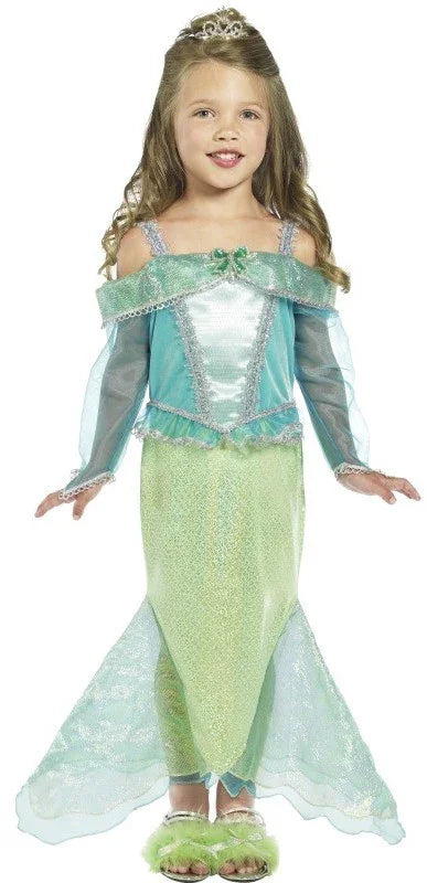 Disfraz de Sirenita Ariel para Niña Princesas y Príncipes Infantiles Smiffys