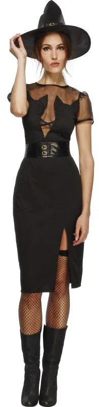 Disfraz de Bruja Negra con Gatos para Mujer Disfraces Halloween Smiffys