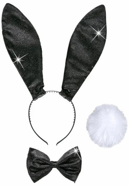 Set de Conejita de Playboy Negro COMPLEMENTOS Widmann