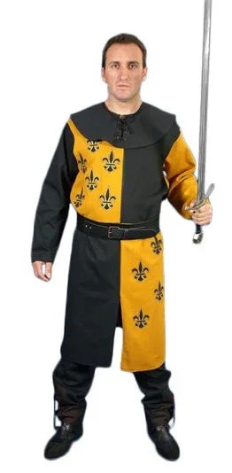 Traje Medieval Lancelot color Mostaza para Hombre Medieval Medieval Factory