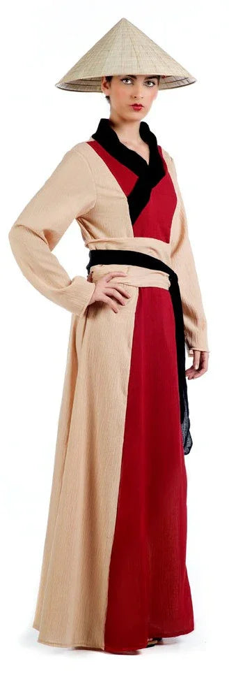 Disfraz de China Arrocera para Mujer Ninja, Chinos y Geishas Limit Sport