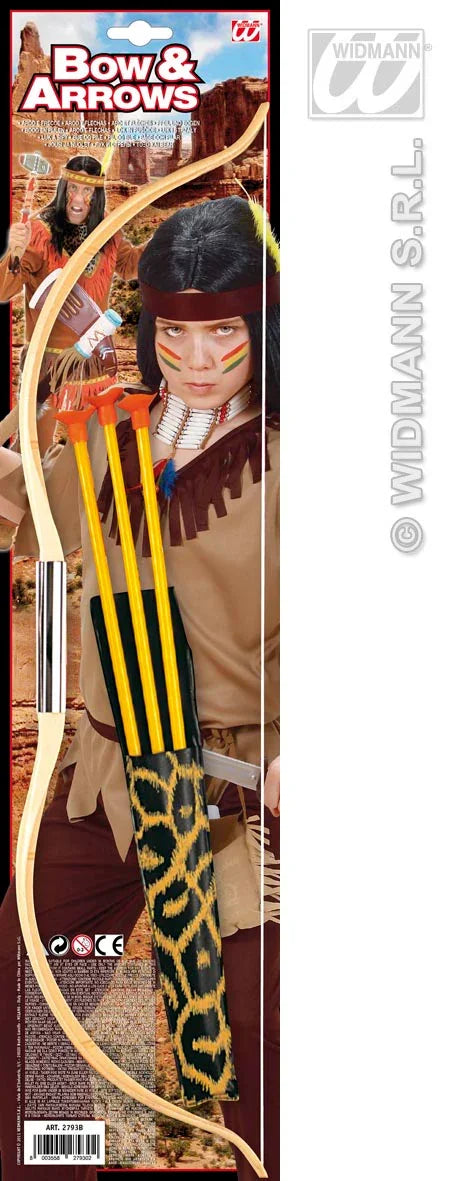 Arco Indio con Flechas COMPLEMENTOS Widmann