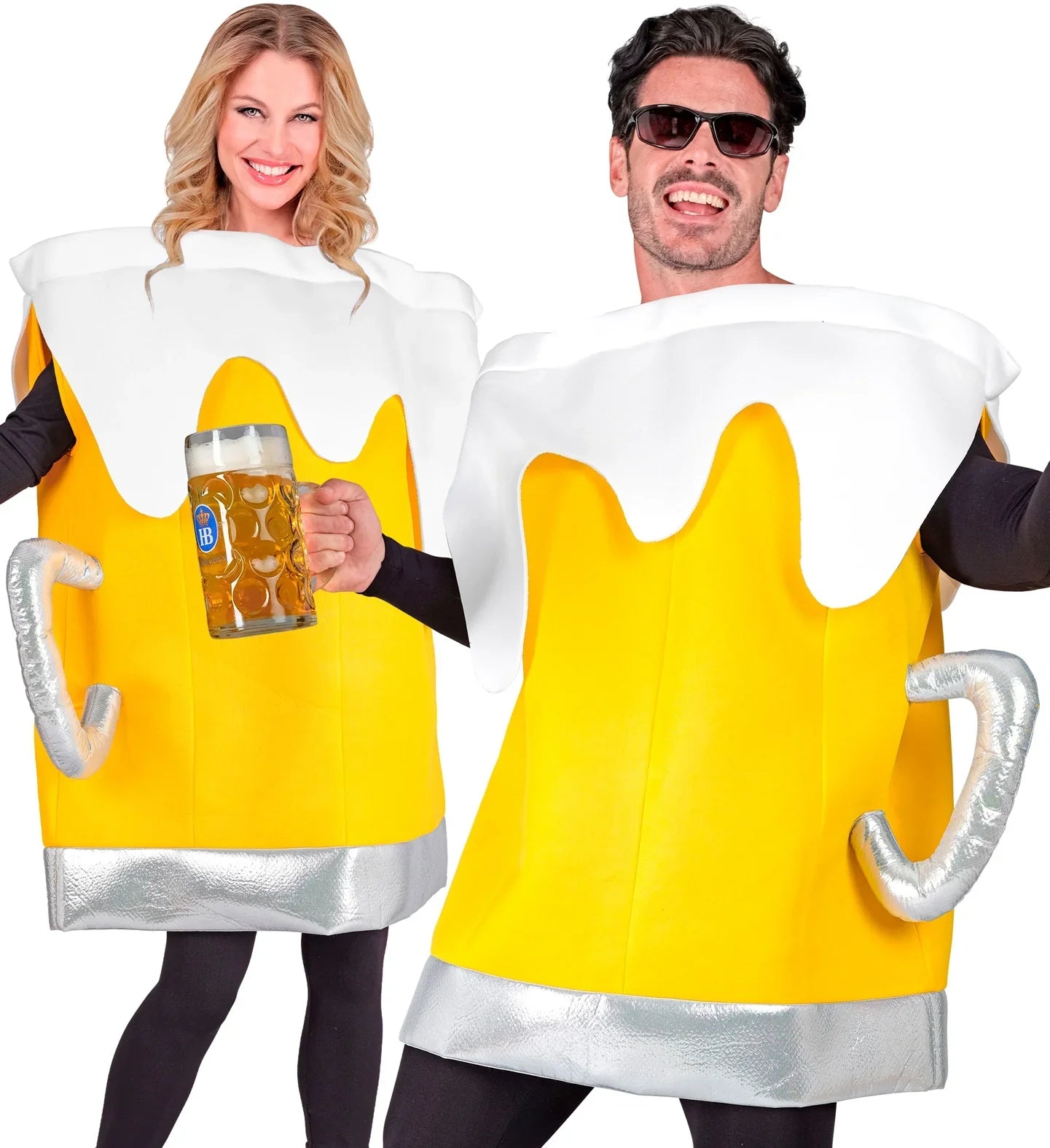 Disfraz de Jarra de Cerveza Rubia para Adulto Cerveza Widmann