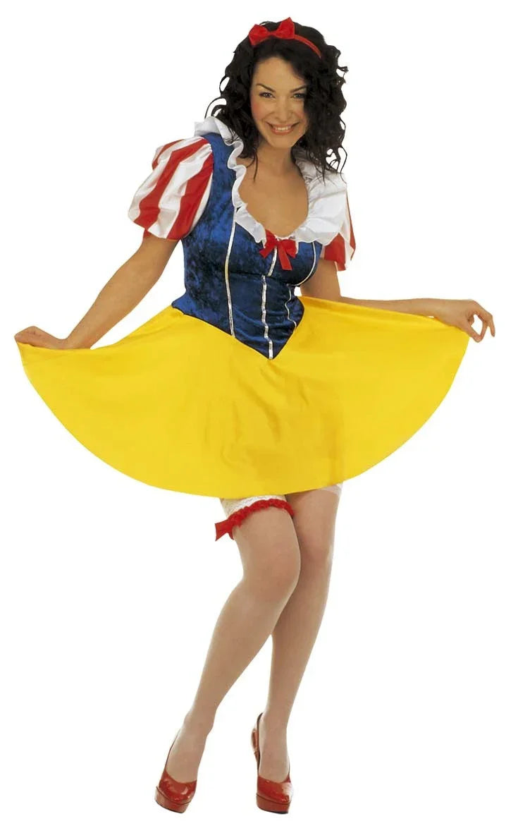 Disfraz de Blancanieves Corto para Mujer Blancanieves Widmann