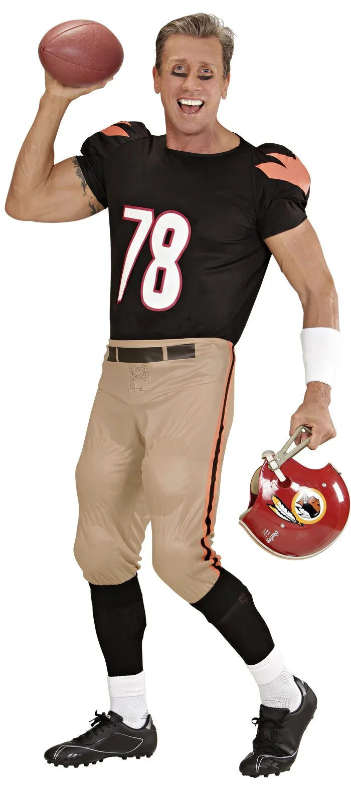 Disfraz de Jugador de Futbol Americano para Adulto Deportes y Animadoras Widmann