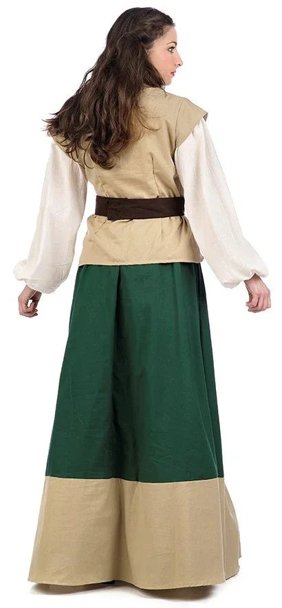 Vestido de Campesina Medieval Verde Medieval Limit Sport
