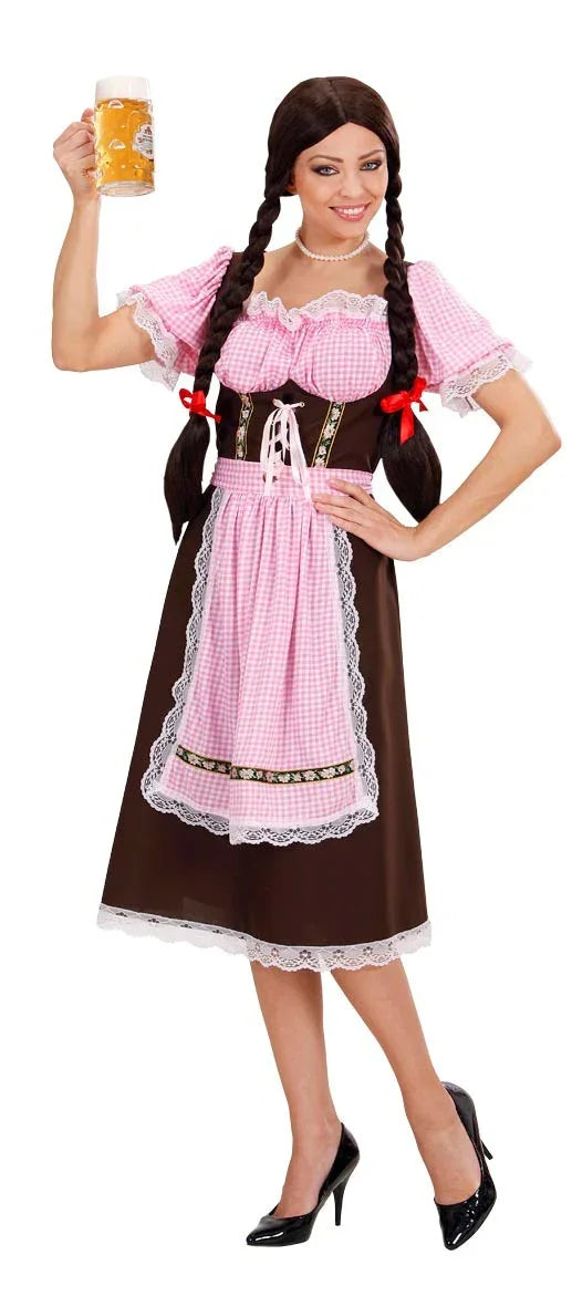Disfraz de Tirolesa largo Tiroleses Oktoberfest Widmann