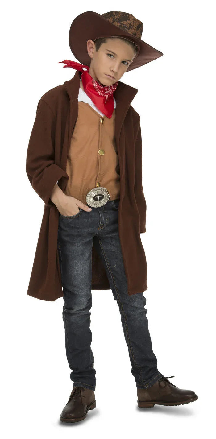 Disfraz de Vaquero con Abrigo para Niño Vaquero Viving