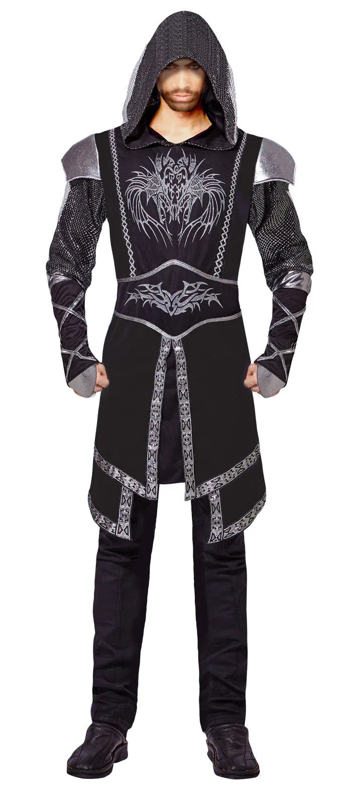Disfraz de Asesino Medieval Oscuro para Hombre Medieval Widmann
