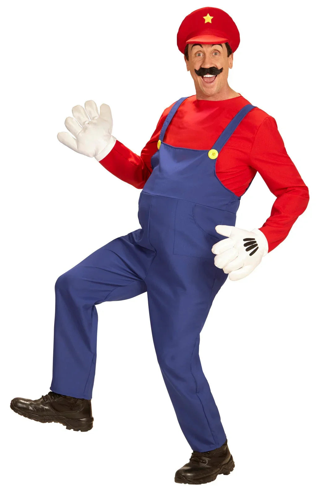 Disfraz de Super Mario para Adulto Dibujos Animados y Cuentos Widmann