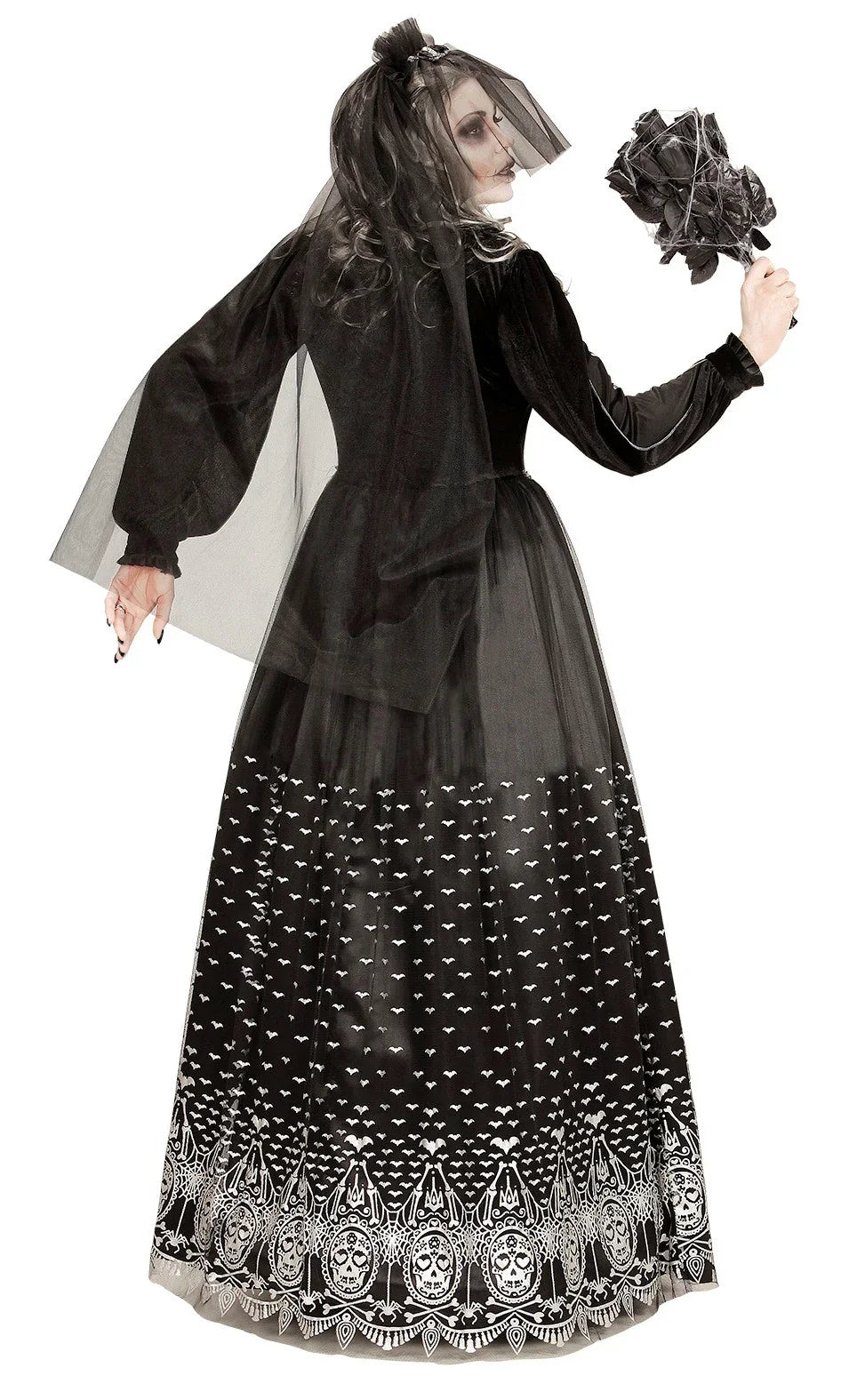 Disfraz de Novia Esqueleto para Mujer Esqueletos Widmann