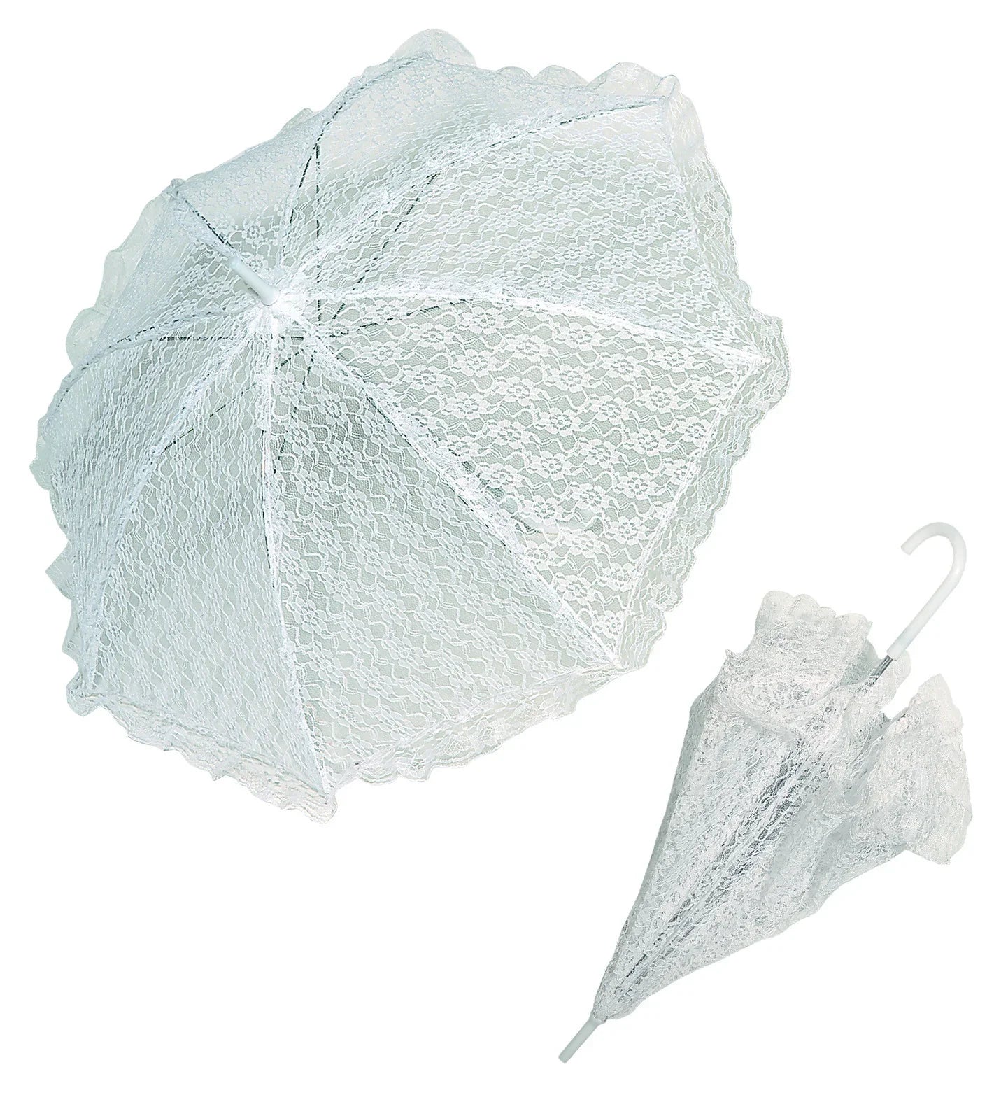 Sombrilla blanca de encaje Sombrillas Widmann