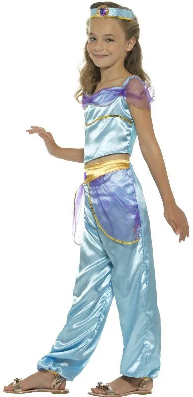 Disfraz de Princesa Jasmine para Niña Princesas y Príncipes Infantiles Smiffys