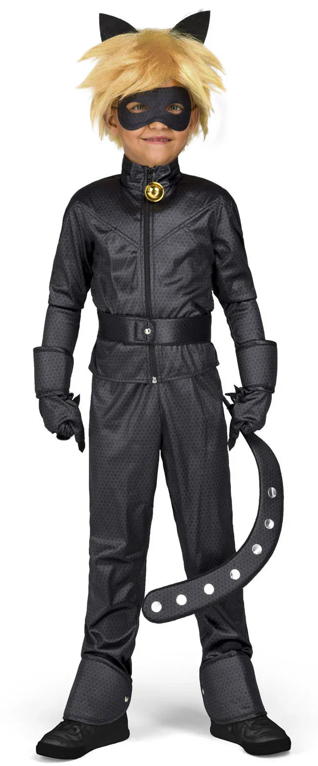 Disfraz de Cat Noir para Niño con Accesorios LadyBug y CatNoir Viving